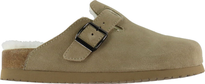 Sandaler m. Fôr - Semsket Skinn - Taupe - - 38 - Sandals