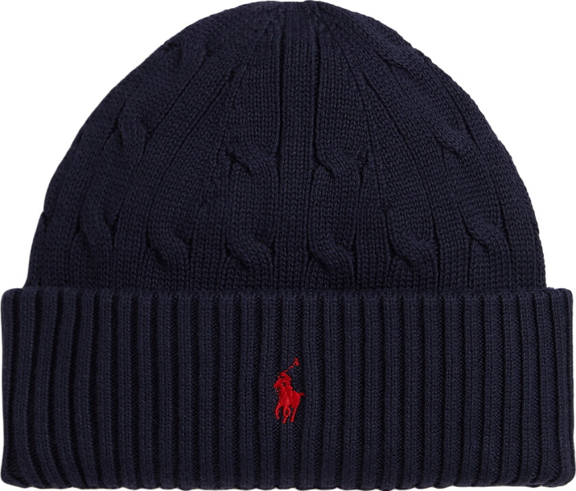 Lue - Strikk - Navy - - 49 cm - Lue