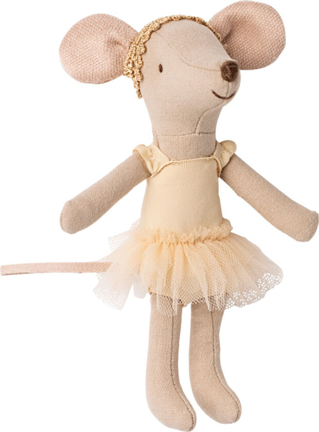 Ballettdansermus m. Stativ - Julie - Storesøster - Beige - - OneSize - Dukke