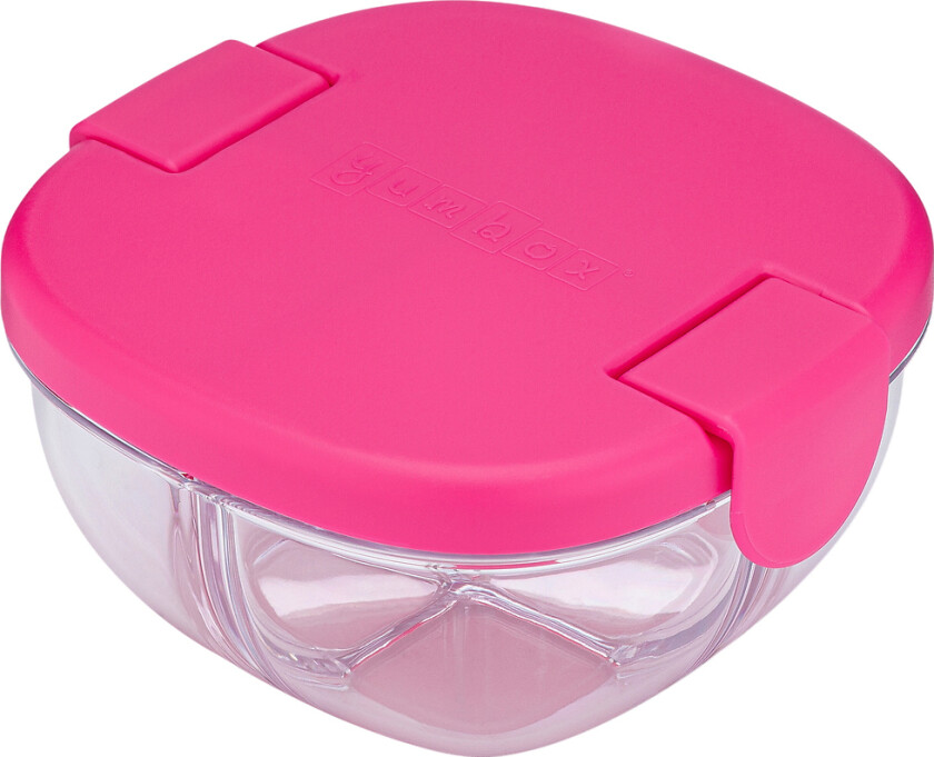 snackskål - 3 Rum - Raspberry Rosa - - OneSize - Matboks