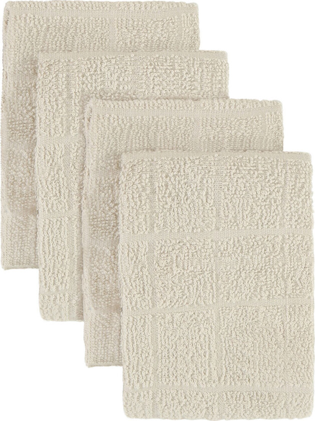 Bilde av Pippi Vaskekluter - Nr. - 4-pack - 27x27 cm - Regnværsdag - Pippi Baby - OneSize - Vaskeklut