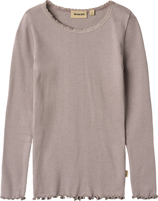 Genser - Rib - Bomull/Modal - Reese - Dusty Purple - - 5 år (110) - Genser