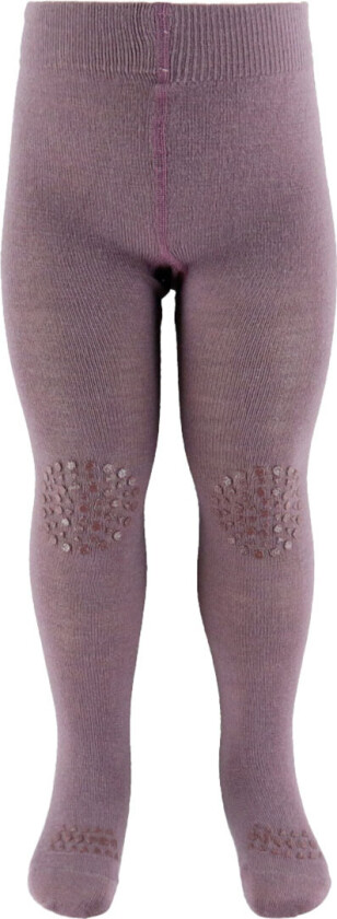 Strømpebukse Med Antiskli - Noos - Ull - Dark Purple Do - - 12-18 md - Strømpebukser