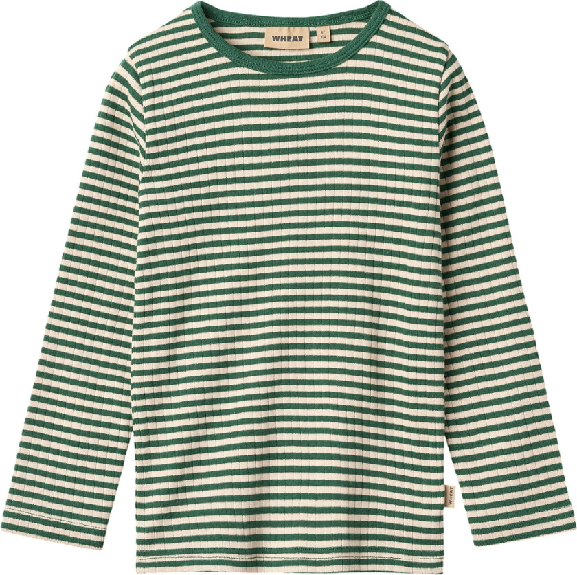 Genser - Rib - Oppgang - Green Stripe - - 6 år (116) - Genser
