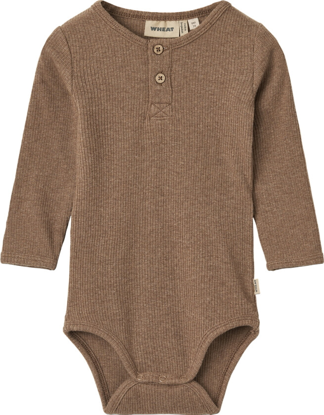 Body I/e - Rib - Benny - Kaffemelert - - 68 - Langermet Body