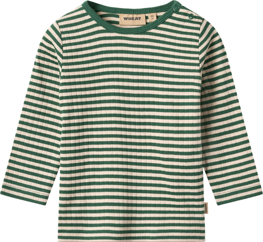 Genser - Rib - Oppgang - Green Stripe - - 1½ år (86) - Genser
