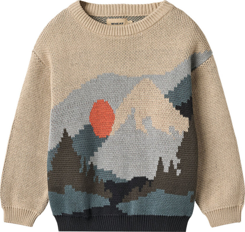 Genser - Strikk - William - Varm Sand - - 6 år (116) - Genser