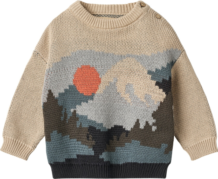Genser - Strikk - William - Varm Sand - - 2 år (92) - Genser