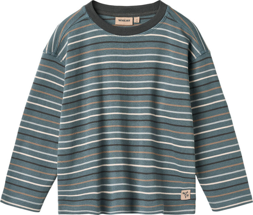 Genser - Hans - Blue Multi Stripe - - 7 år (122) - Genser