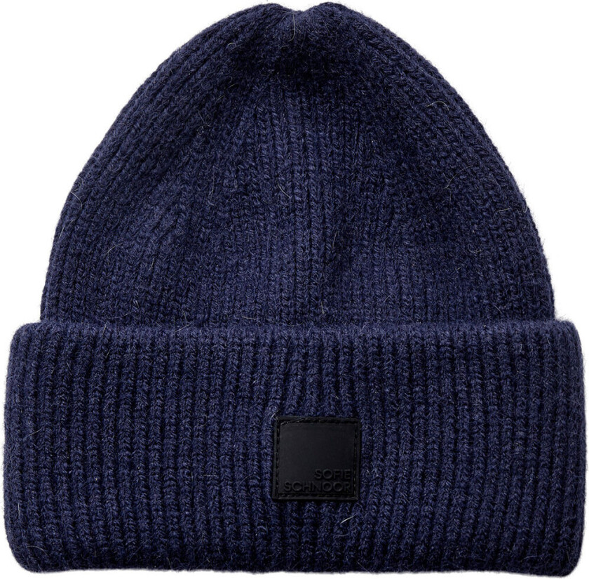 Lue - Strikk/Rib - Hannah - Navy - - OneSize - Lue