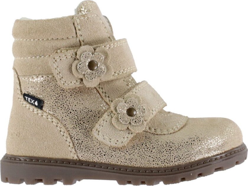 Vintersko - Tex - Tokker Flower - Vid passform - Ivory - - 30 - Vinterstøvler
