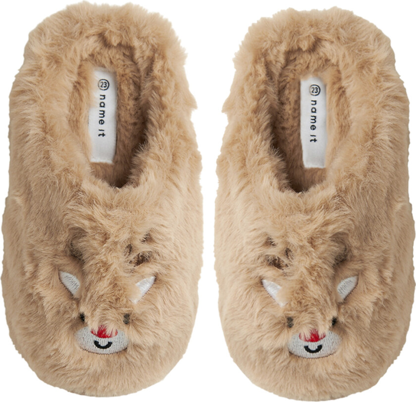 Tøfler - NmnReindeer - Oxford Tan/Reindeer - - 23 - Tøfler