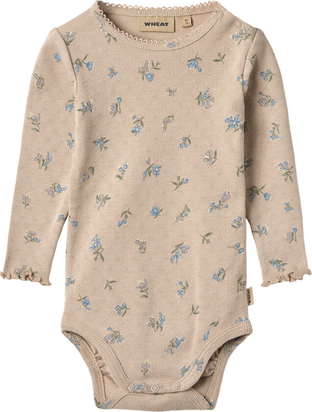 Body I/e - Regitze - Varme Sand Blomster - - 74 - Langermet Body