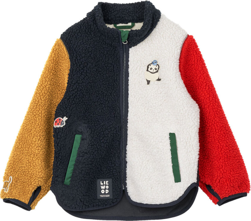 Fleecejakke - Nolan - Jorden rundt Multi Mix - - 1 år (80) - Fleecejakke