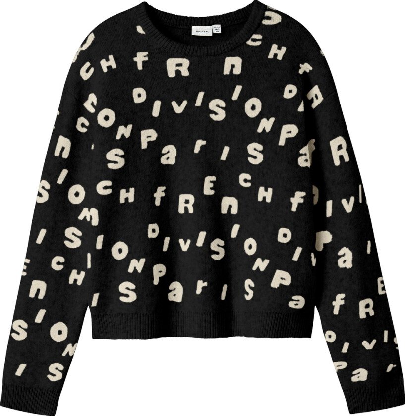Genser - Strikk - NkfOline - Black - - 6 år (116) - Genser