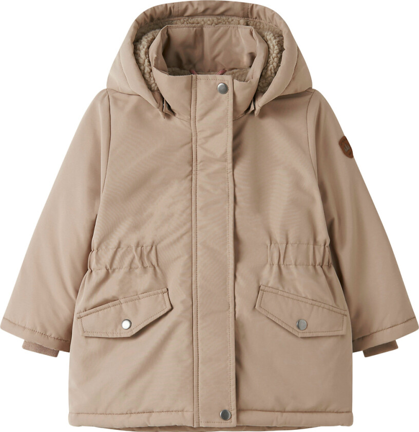 Vinterjakke - Parka - NmfMarlow - Sølv Mink - - 3 år (98) - Vinterjakke