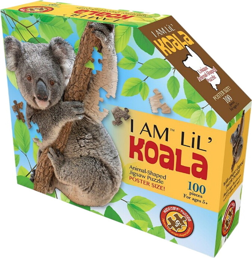 Puslespill - I Am LiL' Koala - 100 Brikker - - OneSize - Puslespill