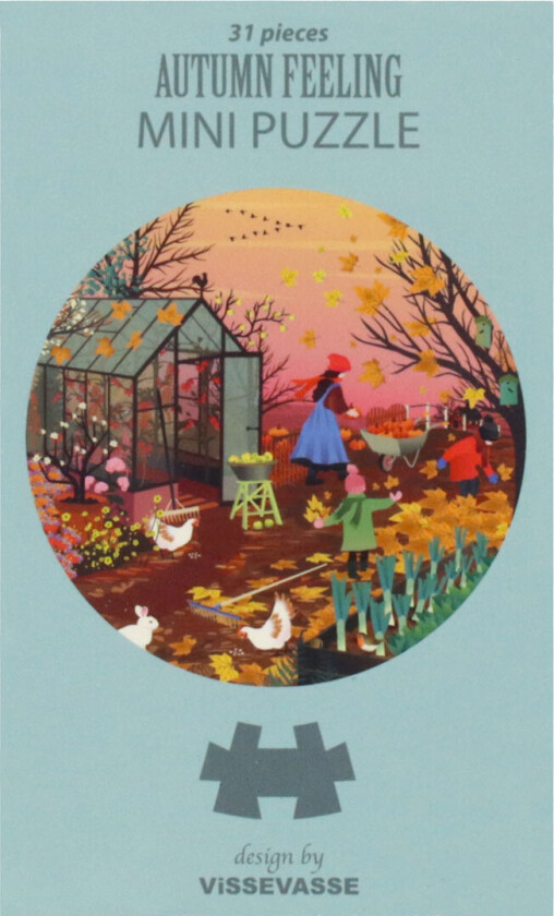 Puslespill - Mini - 11x11 cm - 31 Brikker - Høstavgif - - OneSize - Puslespill
