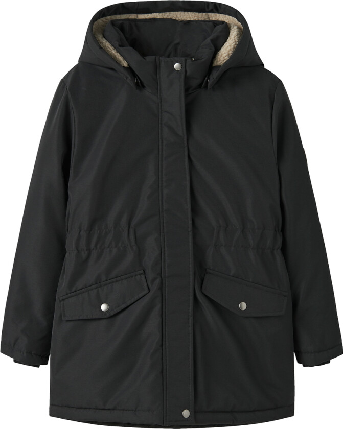 Vinterjakke - NkfMarlow - Black - - 8 år (128) - Vinterjakke