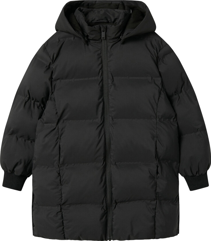 Polstret Jakke - NmfMusk - Black - - 6 år (116) - Dunjakke