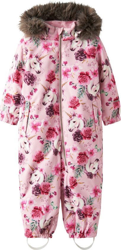Vinterdress - NmfSnow10 - Nei - Parfait Pink/Floral Uni - - 1 år (80) - Vinterdress