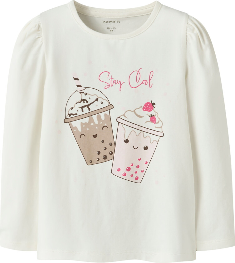 Genser - NmfOllia - Coconut Melk - - 3 år (98) - Genser