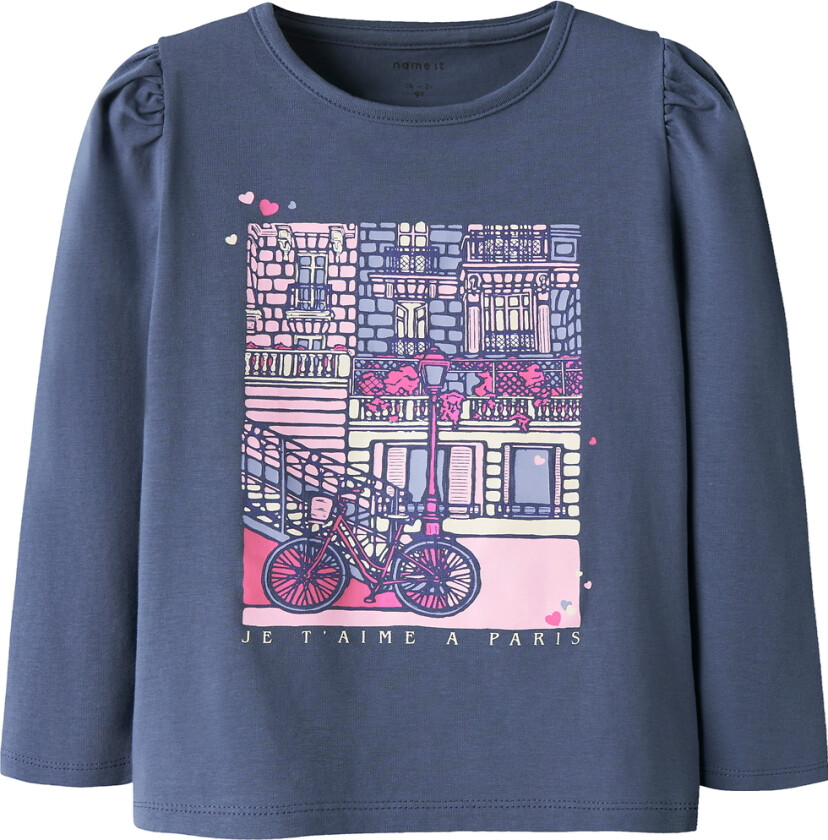 Genser - NmfOllia - Vintage Indigo - - 4 år (104) - Genser