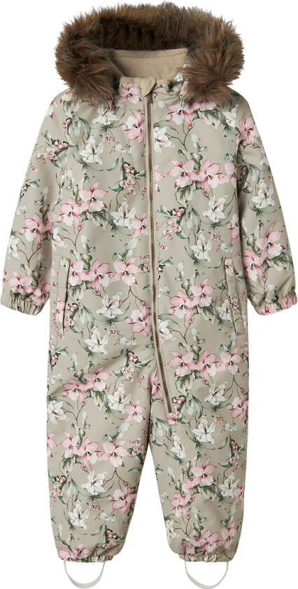 Vinterdress - NmfSnow10 - Noos - Ren kasjmir/MELLOW FL - - 7 år (122) - Vinterdress