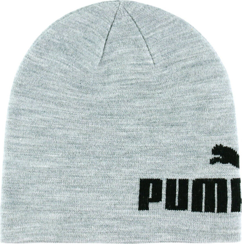 Lue - Strikk - Ess Mid Krone - Light Grå Heather/ Black - - OneSize - Lue