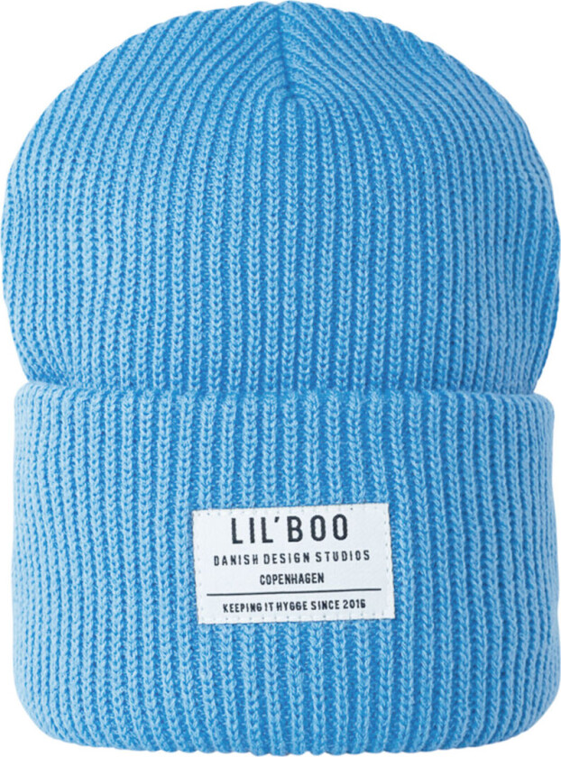 Lil'Boo Copenhagen Lue - Rib/Strikk - Koselig - Blå - Lil' Boo Copenhagen - 4-13 år - Lue