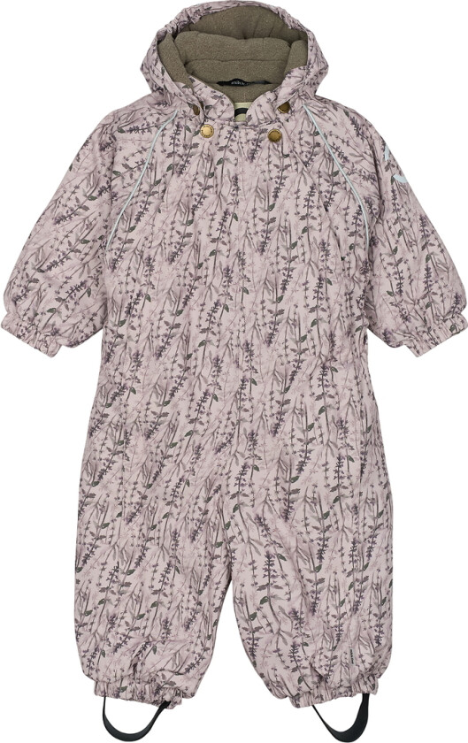 Vinterdress - AOP Floral - Cloud Grå - - 3 år (98) - Vinterdress