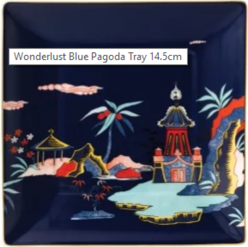 Wonderlust gavebrett Blue Pagoda BXD. Kommer april-24.