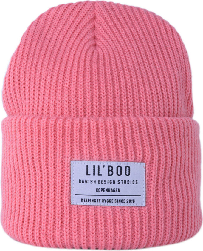 Lil'Boo Copenhagen Lue - Rib/Strikk - Koselig - Rosa - Lil' Boo Copenhagen - 1-3 år (80-98) - Lue