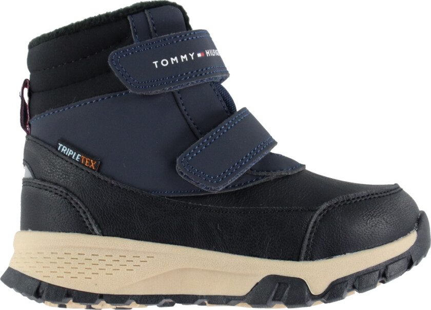 Vintersko - Tex - Svart/Blå - - 30 - Vinterstøvler