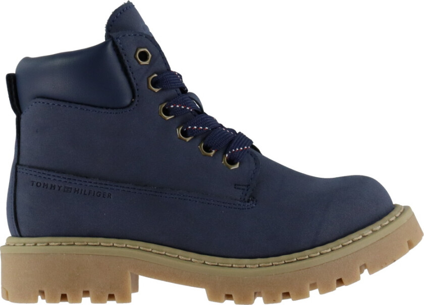 Støvler - Lace-Up - Blå - - 33 - Støvler