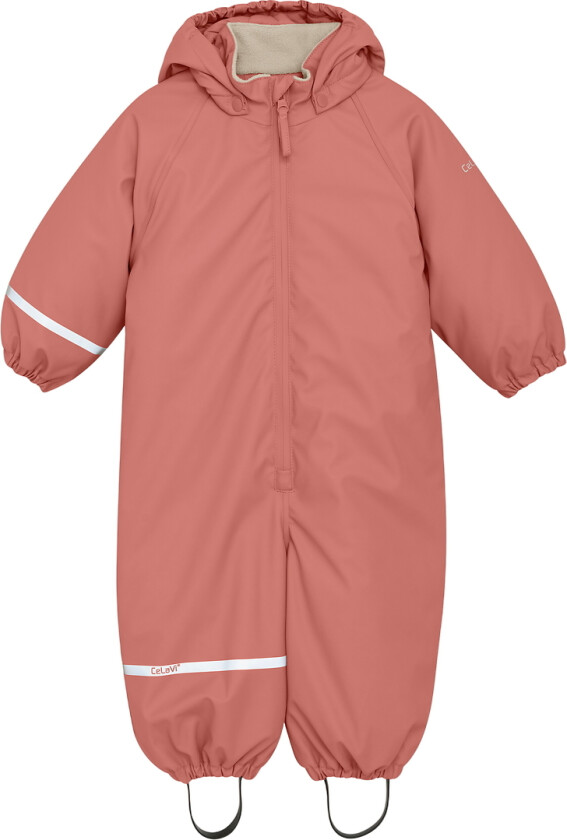 Regndress m. Vattering - PU - Murstein Dust - - 90 - Regndress