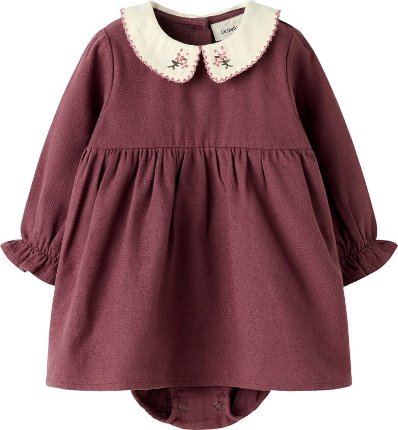 Lil' Atelier Kjolebody I/e - NbfRebel - Catawba Grape - Lil Atelier - 74 - Langermet Body