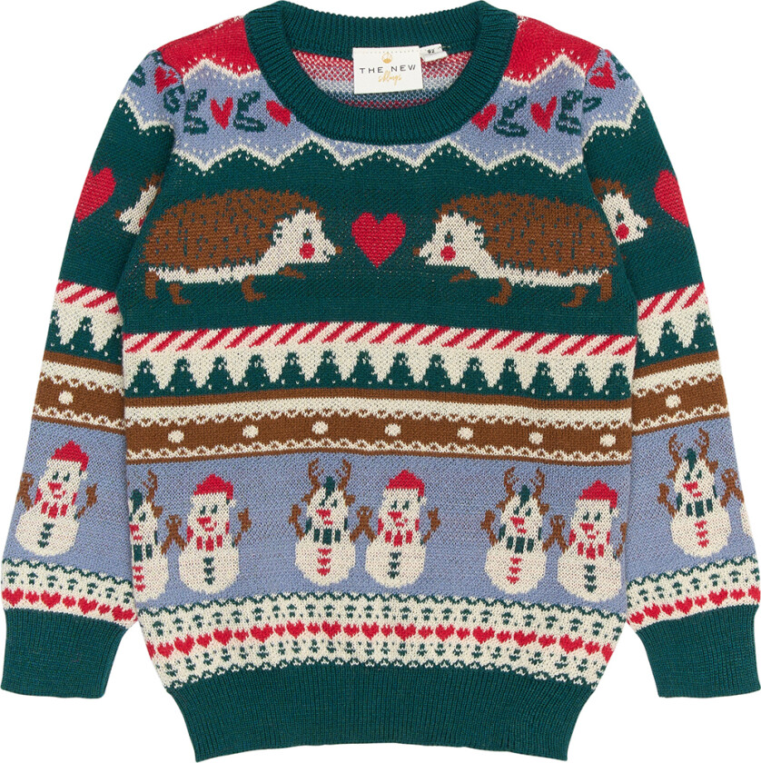 Genser - Strikk - TnstHoliday Jacquard - Flerfarget - - 4 år (104) - Genser