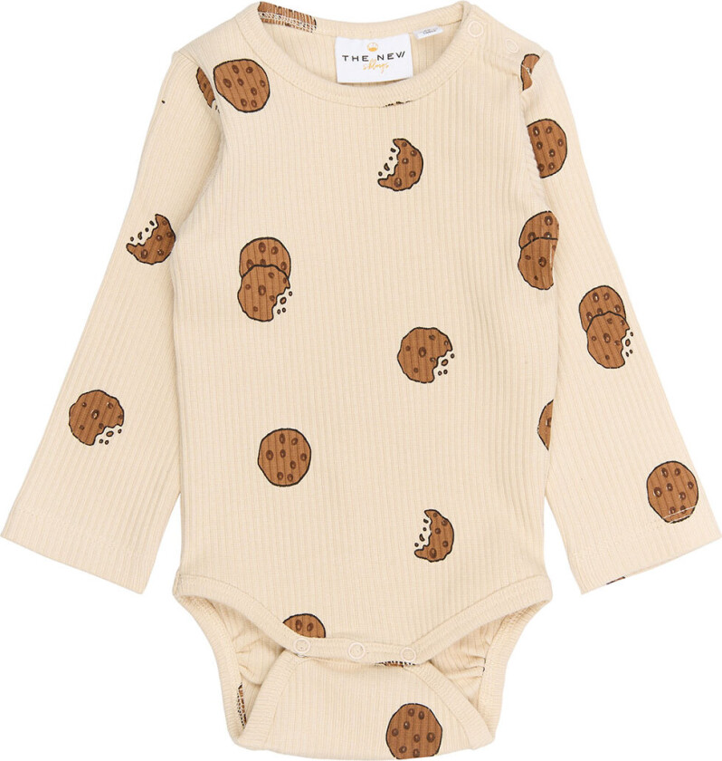 Siblings Body I/e - Rib - TnsbRyan - Gardenia AOP - - 1½ år (86) - Langermet Body