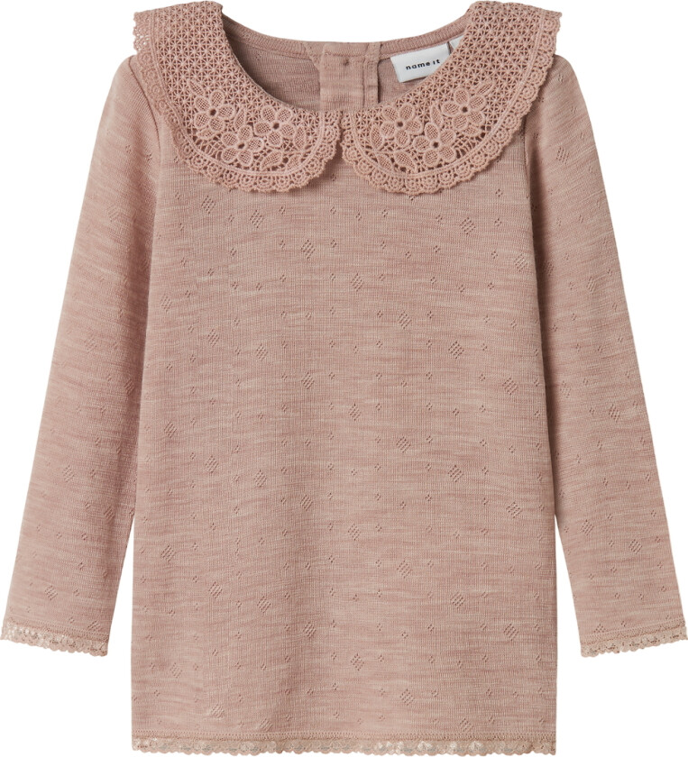 Genser - Ull - NmfWang - Shadow Grå - - 6 år (116) - Genser