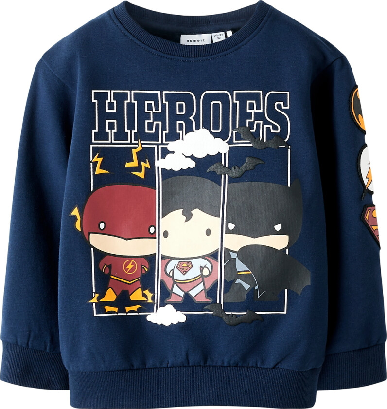 Collegegenser - NmmOsmus Batman - Navy Blazer - - 2 år (92) - Collegegenser