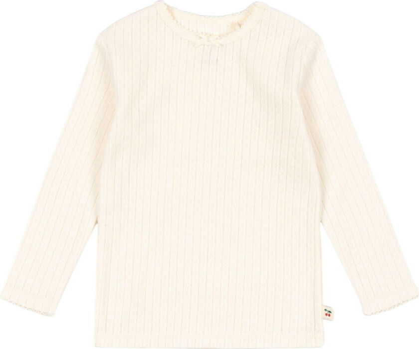 Genser - Minnie - Smørkrem m. Hullmønster - - 4 år (104) - Genser