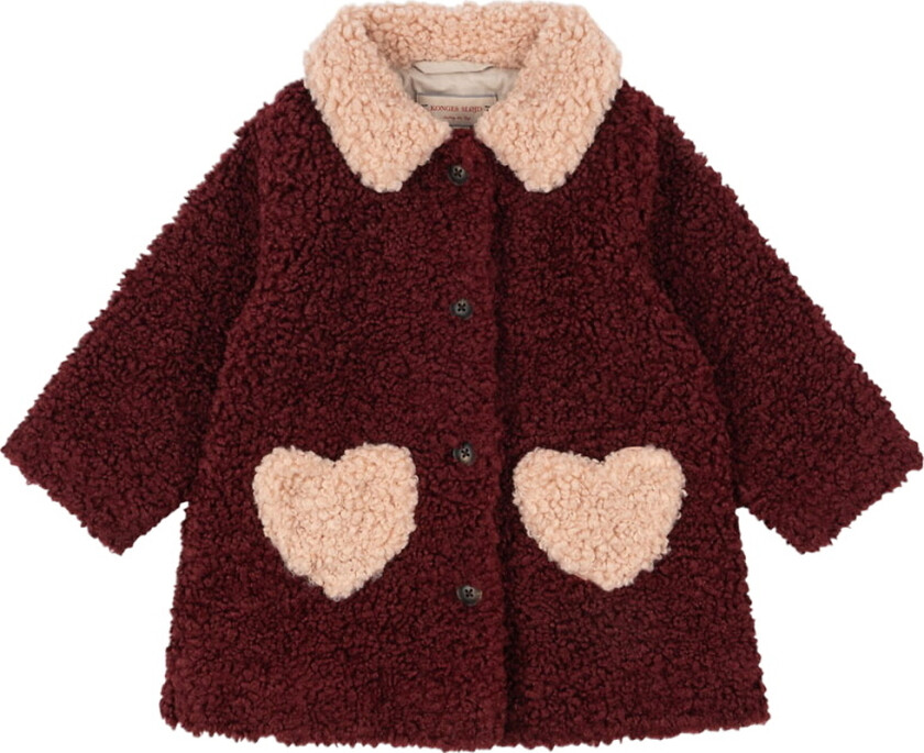 Fleecefrakk - Teddy - Calin - Cabernet - - 9-10 år (134-140) - Fleecejakke