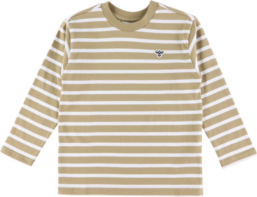 Genser - HmlJR - Loose - Maisstengel/Bølgestripe - - 7-8 år (122-128) - Genser