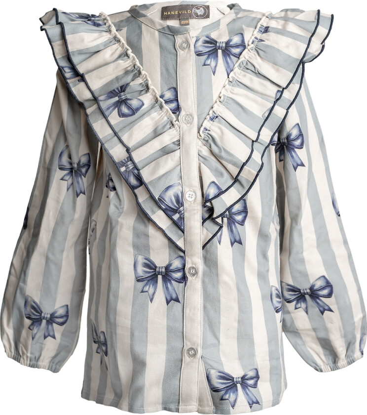 Genser - Denim - Bow - Regnfull - - 5 år (110) - Genser