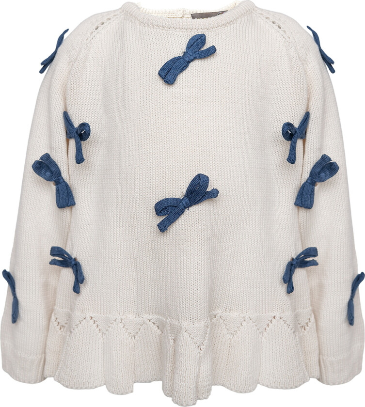Genser - Strikk - Ivory/Buer - - 2 år (92) - Genser