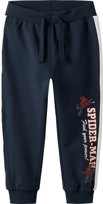 Joggebukser - NmmObert - Spider-Man - Navy Blazer - - 3 år (98) - Joggebukse