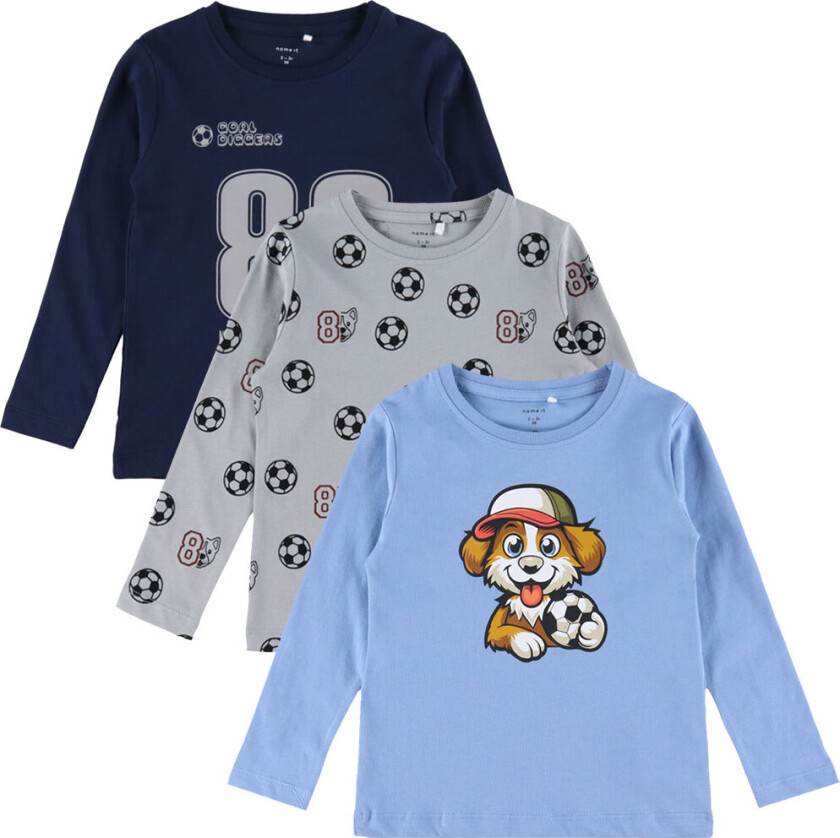 Gensere - Noos - 3-pack - NmmNiko - Navy Blazer - - 2 år (92) - Genser