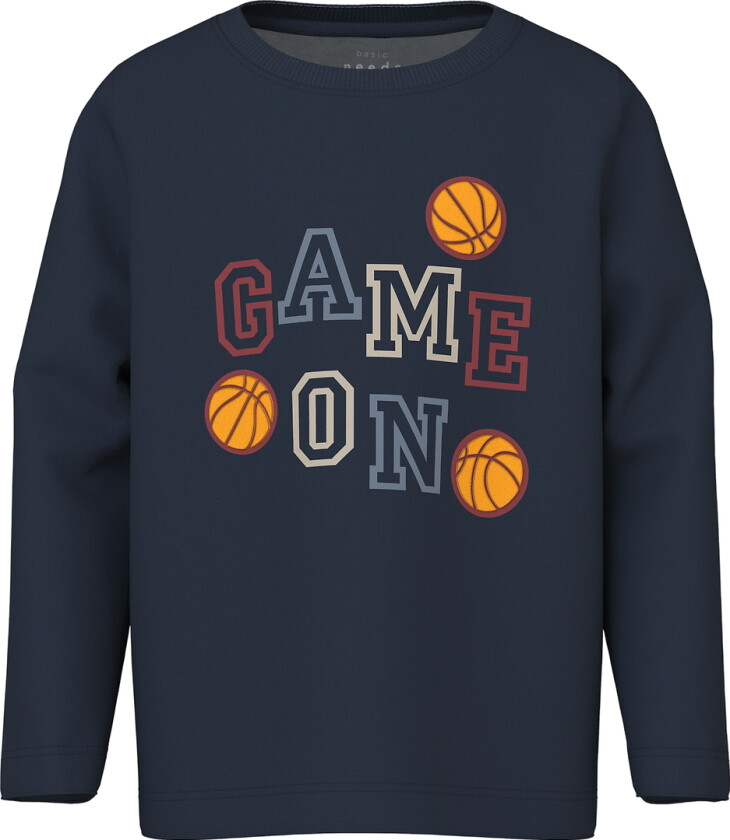 Genser - NmmVux - Navy Blazer/Spill på - - 3 år (98) - Genser