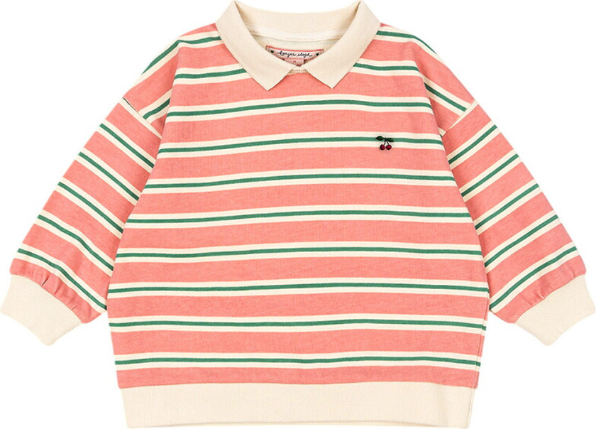 Poloskjorte - Blush Bundet Stripe - - 2 år (92) - Genser